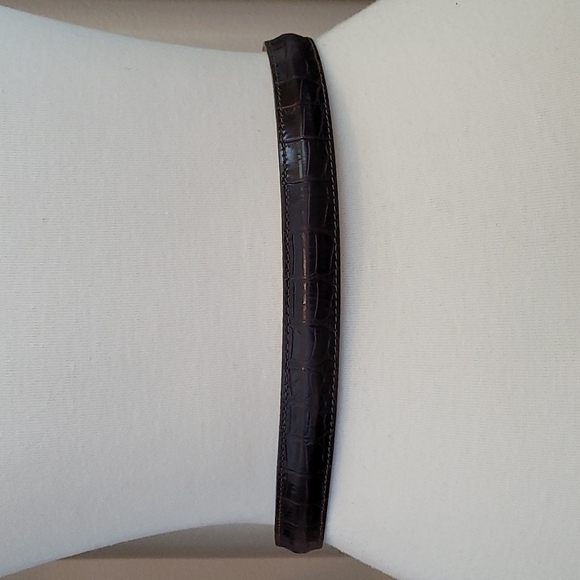 Vintage Brighton Brown Croc Embossed Golf Belt main image 3